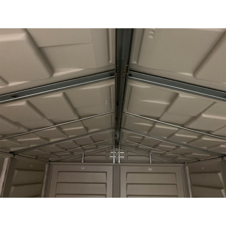 Сарай пластиковый YARDMATE 171X171X210 Серый2