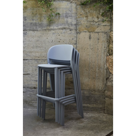 Барный стул EZPELETA Trena Stool Blue Grey Серый 4