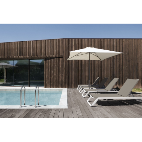 Зонт Ezpeleta Eolo Pureti 2.5x2.5 Taupe Sand с базой Bond 355