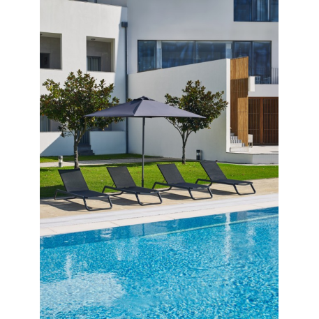 Шезлонг EZPELETA  Vila Anthracite Антрацит6