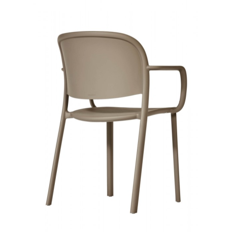 Стул EZPELETA Trena Armhair Taupe Коричневый1
