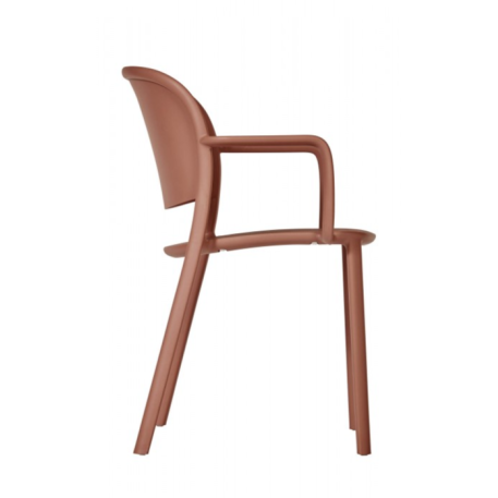 Стул EZPELETA Trena Armhair Terracota Красный3