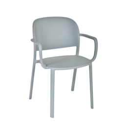 Стул EZPELETA Trena Armhair Blue Grey Голубой