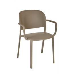 Стул EZPELETA Trena Armhair Taupe Коричневый