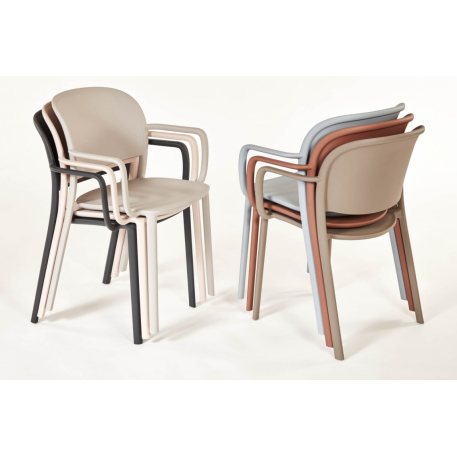 Стул EZPELETA Trena Armhair Taupe Коричневый6