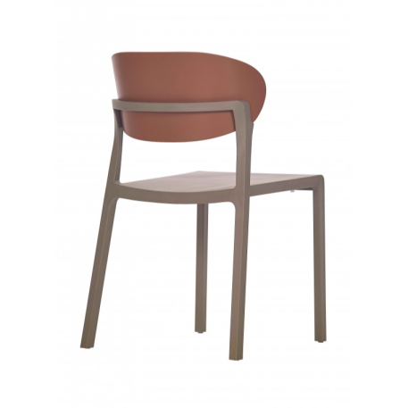 Стул EZPELETA Bake Taupe Terracota Терракотовый1