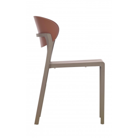 Стул EZPELETA Bake Taupe Terracota Терракотовый3