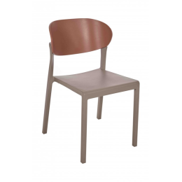 Стул EZPELETA Bake Taupe Terracota Терракотовый