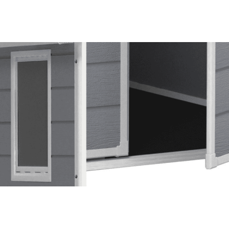 Садовый домик KETER MANOR PENT 6×4 серый3