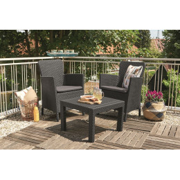 Набор садовой мебели Keter SALVADOR BALCONY SET Графит
