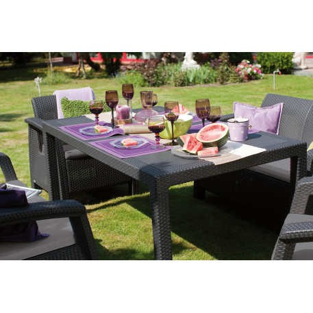 Комплект садовой мебели Corfu Fiesta Set Графит2