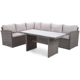 Комплект садовой мебели угловой Home Garden Santiago HG SANTIAGO Серый