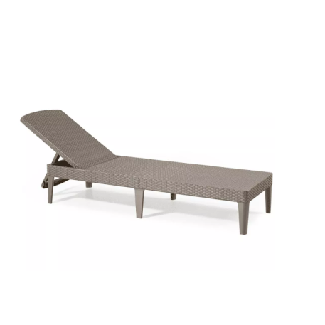 Шезлонг пластиковый Jaipur Sun lounger Капучино2