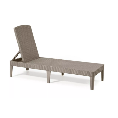 Шезлонг пластиковый Jaipur Sun lounger Капучино3