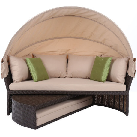 Диван для саду та тераси Home Garden Sydney Коричневий1