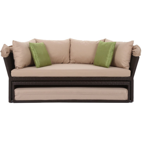 Диван для саду та тераси Home Garden Sydney Коричневий4