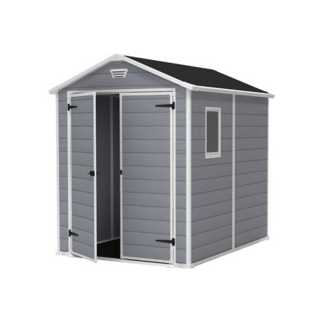 Садовый домик KETER MANOR 6×8 DD серый1