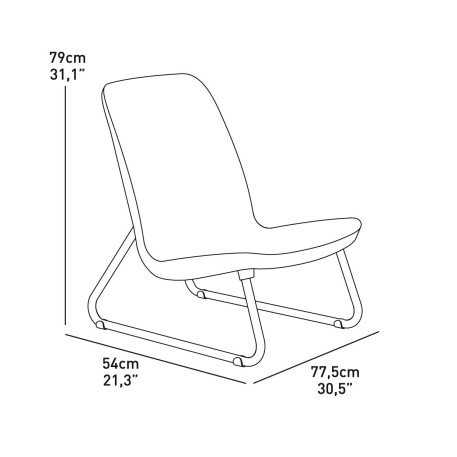 Набор мебели Keter Rio patio set Коричневый4