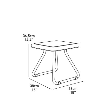 Набор мебели Keter Rio patio set Коричневый5