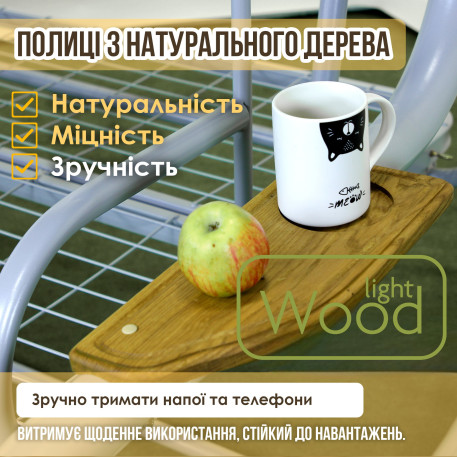 Садовые качели Green Gard Валенсия 051 Коричневые9