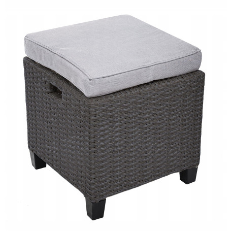 Комплект садовой мебели из ротанга JUMI MILANO Серый3