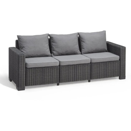 Комплект пластиковых садовой мебели Keter California chaise longue , графит2