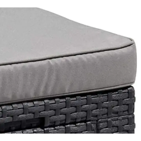Пластиковый пуф CURVER CUBE WITH CUSHION Графит1