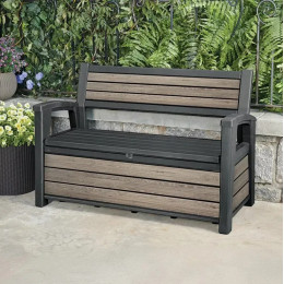 Лавка-скриня для зберігання Keter Deco Bench 227L, ясен