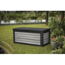 Садовий ящик для зберігання Keter Deco deck box 630 л, сірий