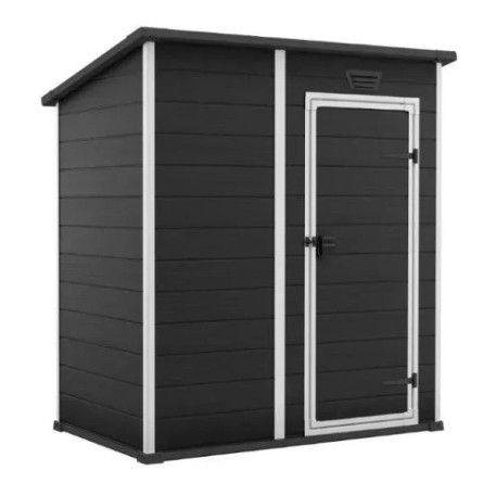 Садовый пластиковый домик Keter Essential 6x4,графит/белый2