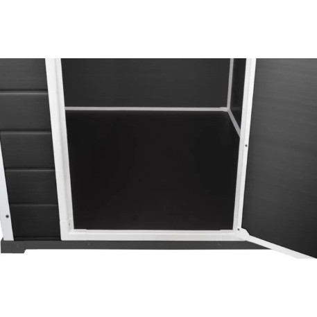 Садовый пластиковый домик Keter Essential 6x4,графит/белый6