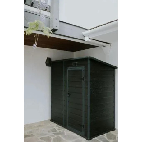 Садовый пластиковый домик Keter Essential 6x4,графит1