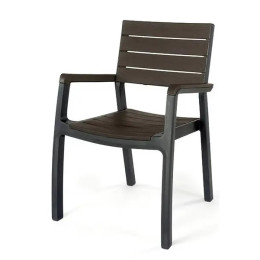 Стул пластиковый Keter Harmony armchair Коричневый