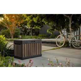 Садовий скринька Keter Kentwood 190L Box Горіх