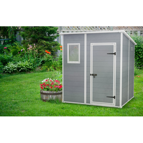 Садовый домик KETER MANOR Manor Pent 6x6 Серый2
