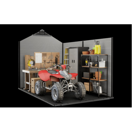 Садовый домик KETER Premier 7511 серый10