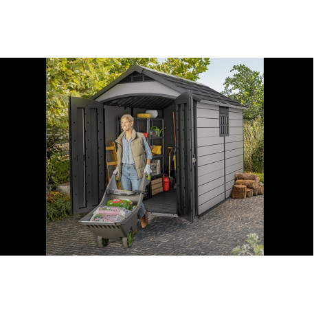 Садовый домик KETER Premier 7511 серый2