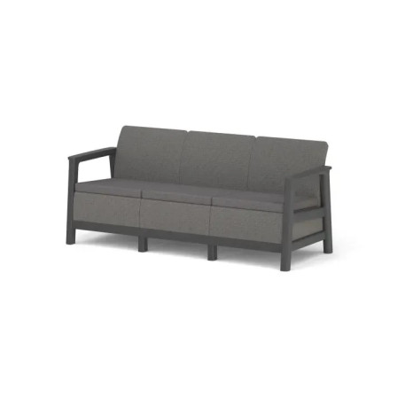 Диван для сада и террасы Keter Scandi Linea 3 Seater Sofa,графит/серый1