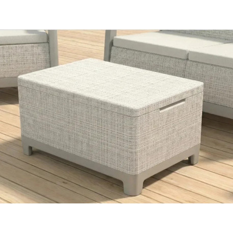 Набор пластиковой мебели для сада Keter Scandi Linea ІІІ Seater Set,бежевый/светло-бежевый3