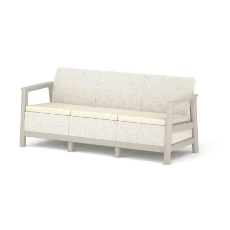 Набор пластиковой мебели для сада Keter Scandi Linea ІІІ Seater Set,бежевый/светло-бежевый5