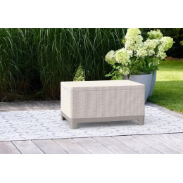 Стол-сундук садовый Keter Scandi Storage Table бежевый