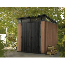 Садовий будиночок KETER Signature Pent 7x7 Коричневий