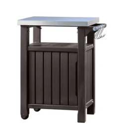 Садовый стол для барбекю KETER UNITY CLASSIC BBQ 107л Коричневый