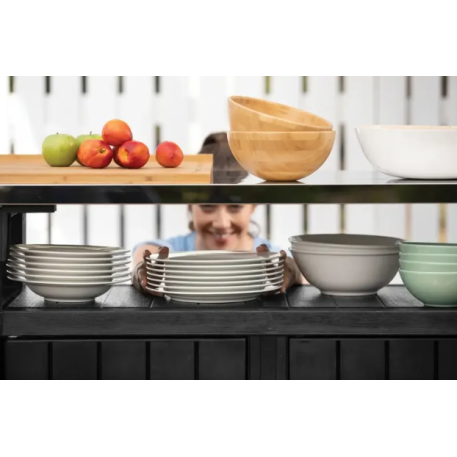 Садовий стіл для барбекю KETER UNITY XL 415л Графіт1