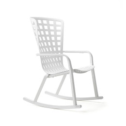 Кресло качалка NARDI Folio Rocking Bianco