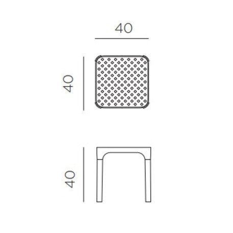 Стол NARDI Net Table 40 Bianco4