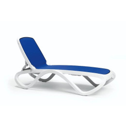 Шезлонг NARDI Omega Bianco Blu Синий