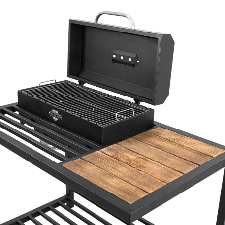 Мангал барбекю DADDY SMOKE BBQ DESK 123