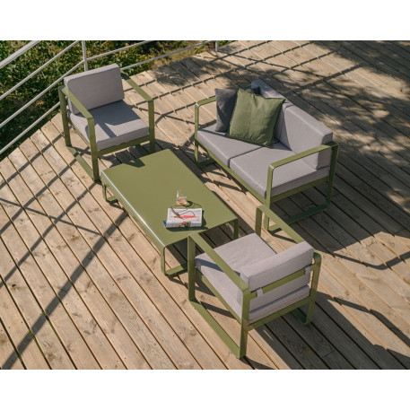 Комплект садовой мебели OXA Modern lounge Оливковый1