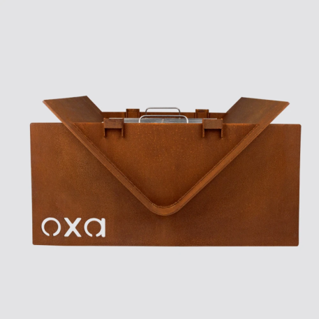 Гриль - кастрище - очаг OXA Corner из CorTen3